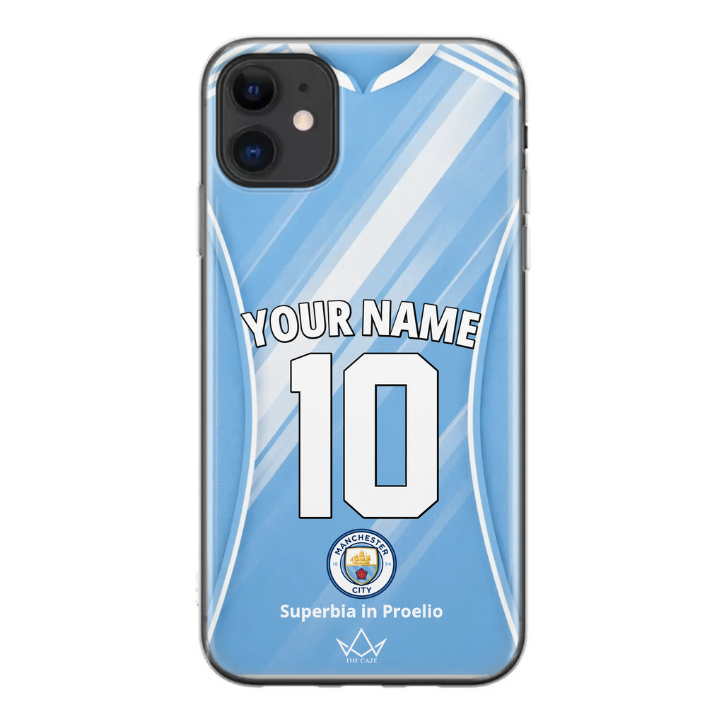 Coque iPhone personnalisée Manchester City Football