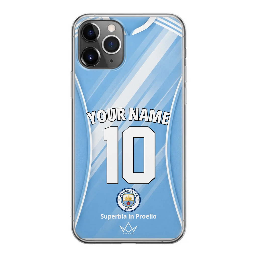 Coque iPhone personnalisée Manchester City Football