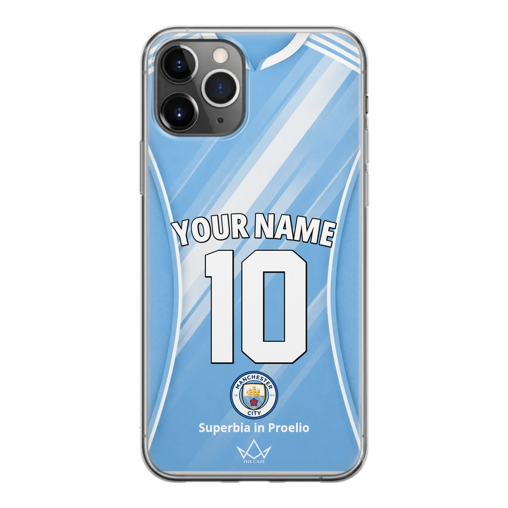 Coque iPhone personnalisée Manchester City Football