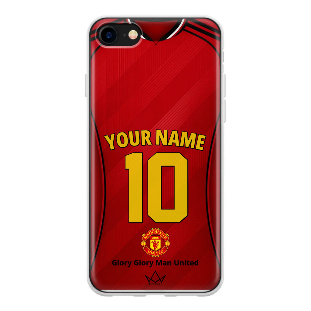 Coque iPhone personnalisée Manchester United Football