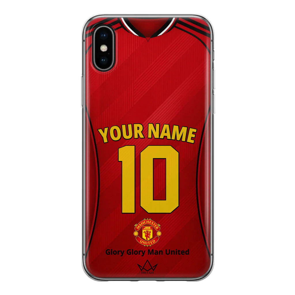 Coque iPhone personnalisée Manchester United Football