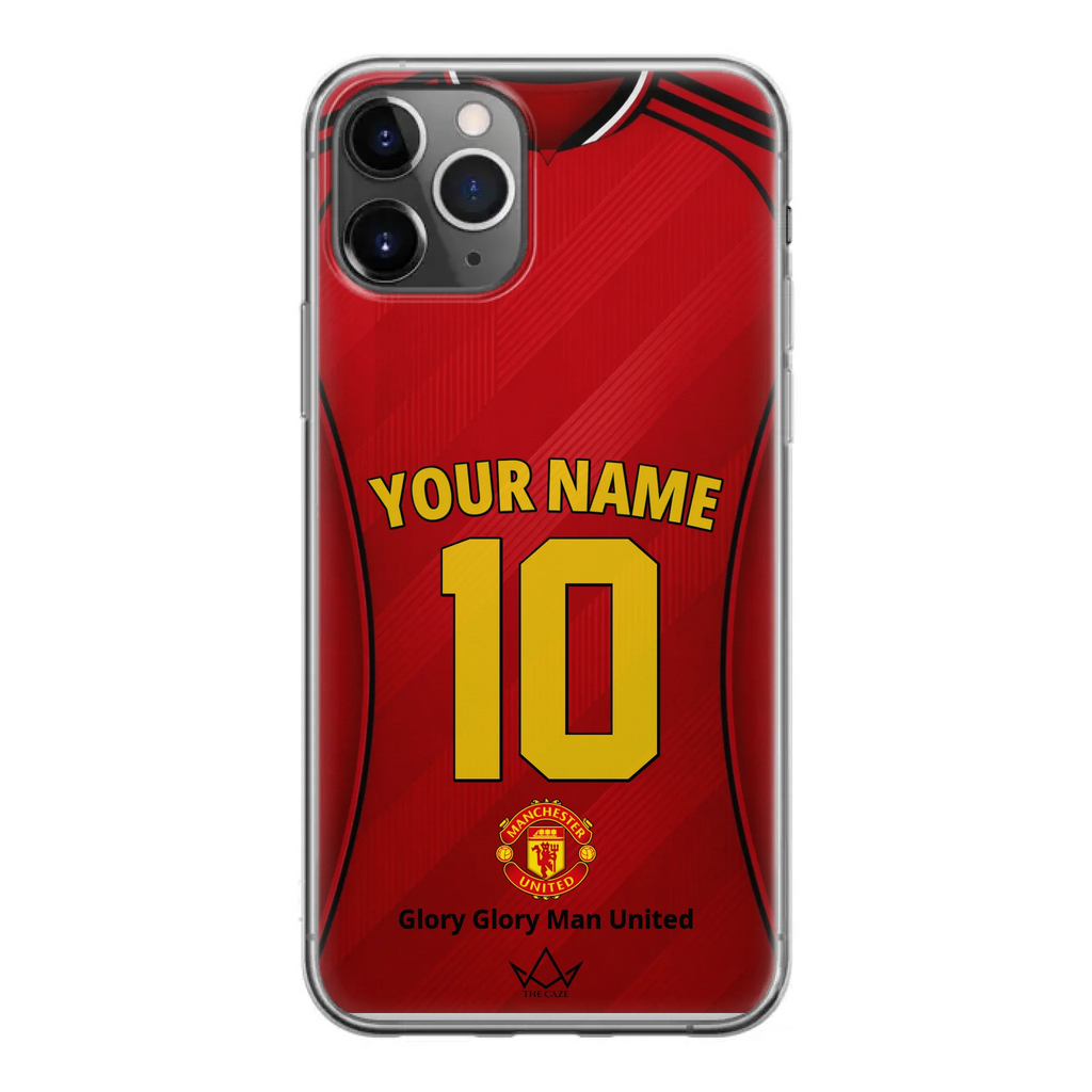 Coque iPhone personnalisée Manchester United Football