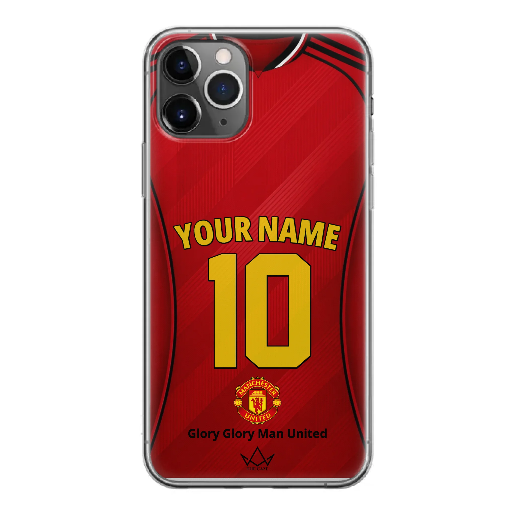 Coque iPhone personnalisée Manchester United Football