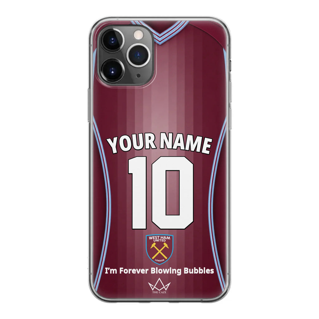 Coque iPhone personnalisée Football West Ham United