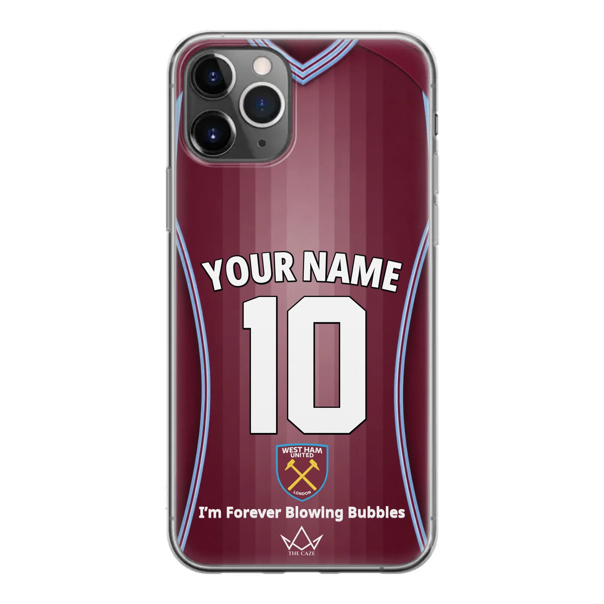 Coque iPhone personnalisée Football West Ham United
