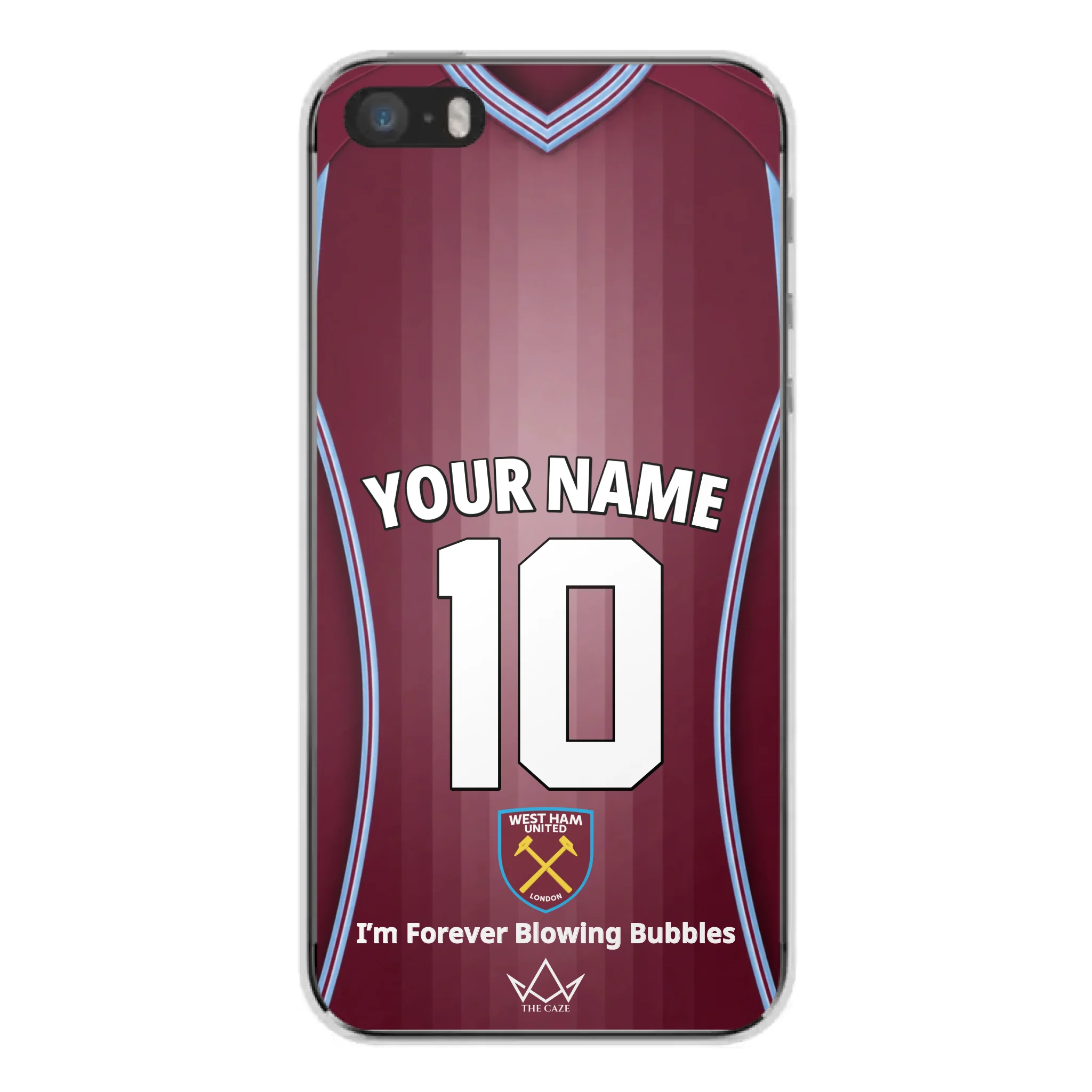 Coque iPhone personnalisée Football West Ham United