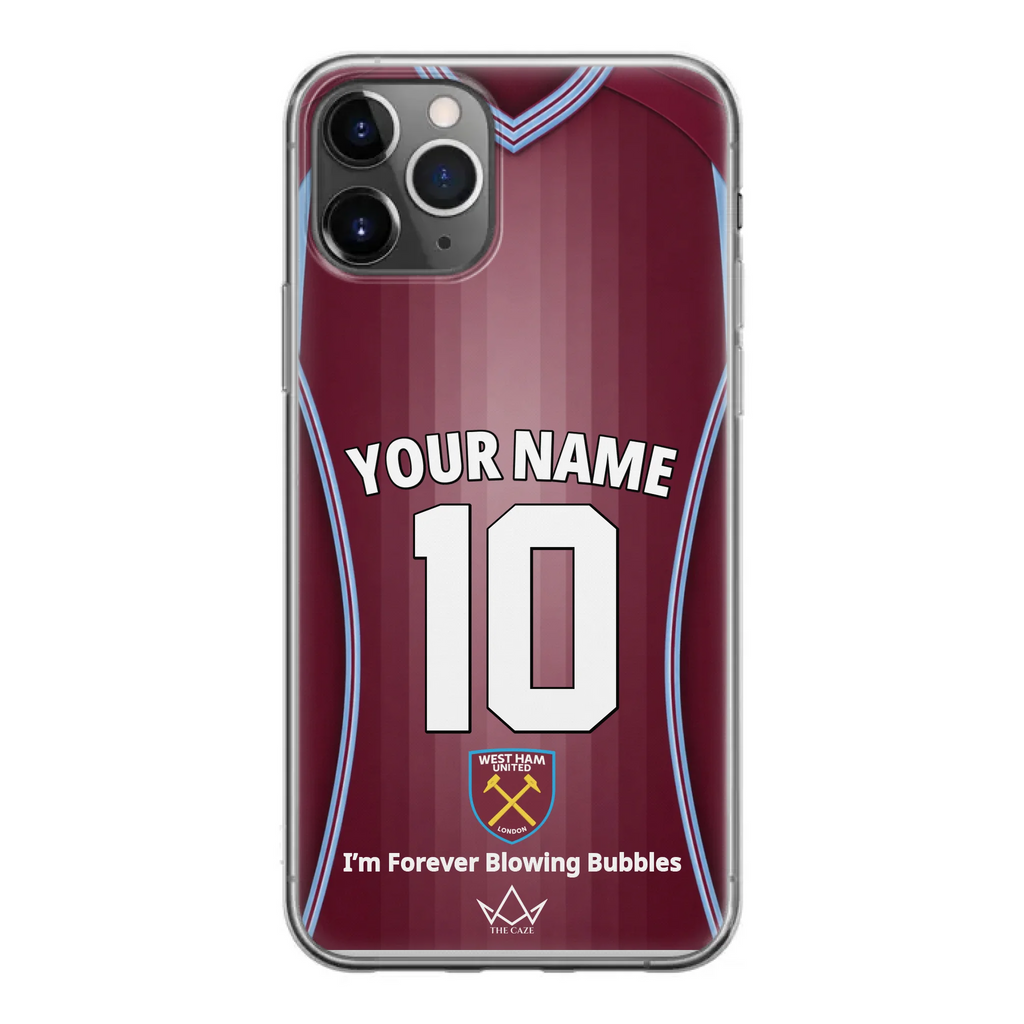 Coque iPhone personnalisée Football West Ham United