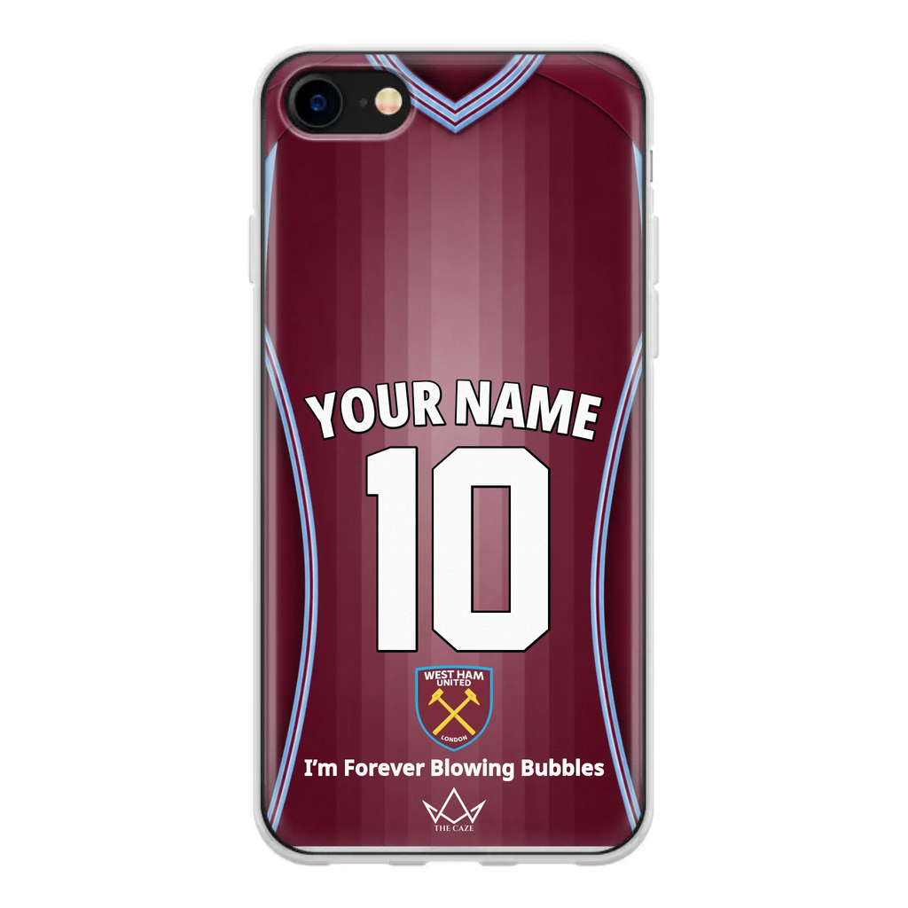 Coque iPhone personnalisée Football West Ham United
