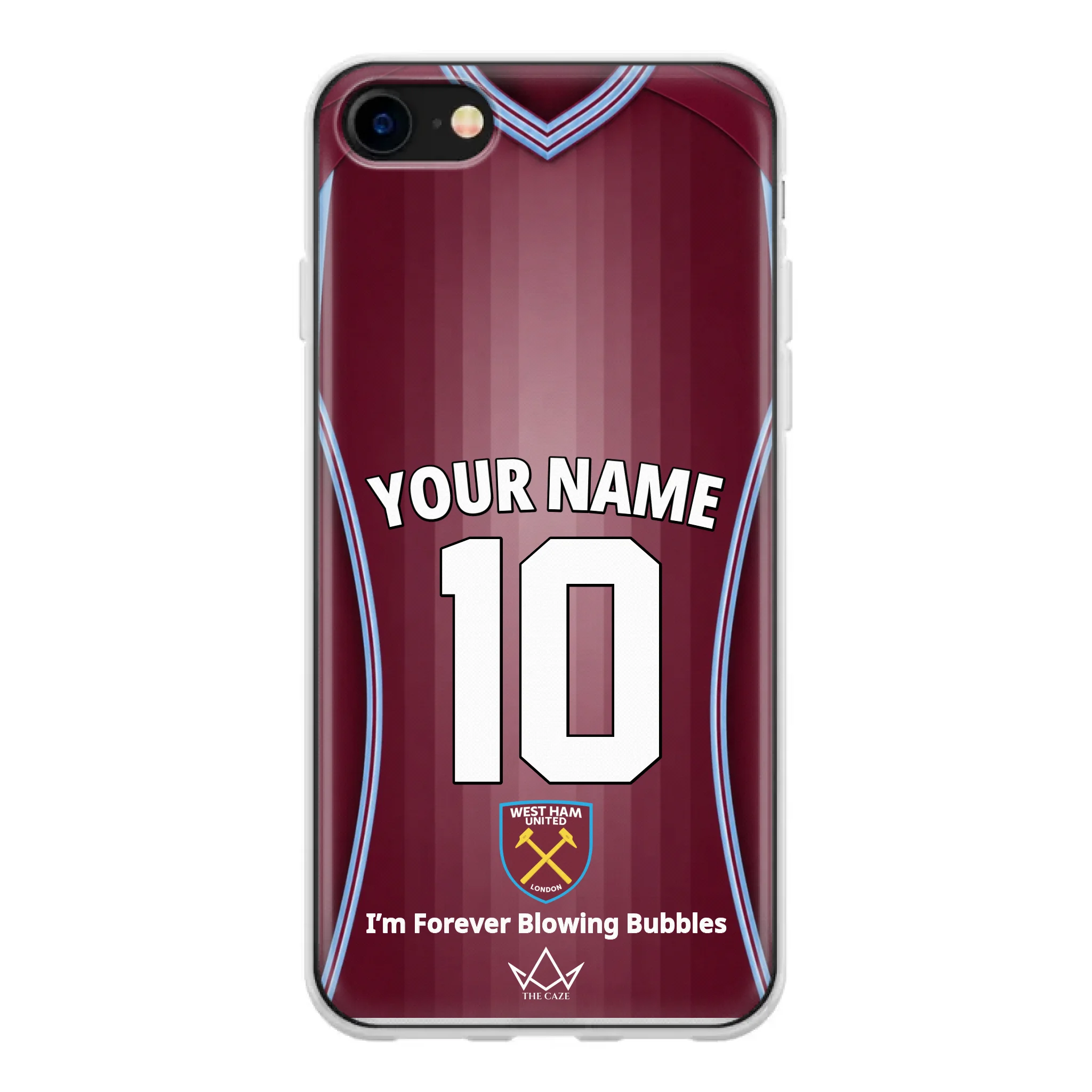 Coque iPhone personnalisée Football West Ham United