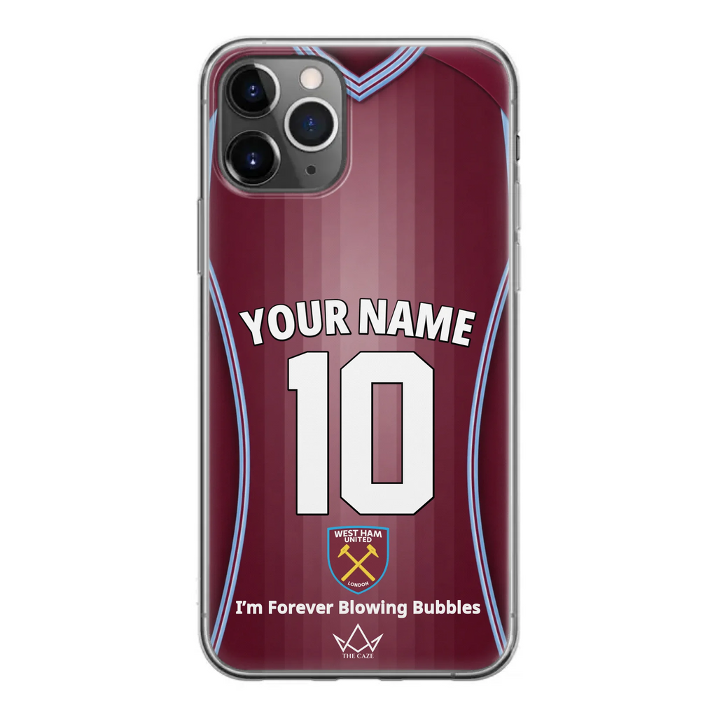 Coque iPhone personnalisée Football West Ham United