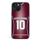 Coque iPhone personnalisée Football West Ham United