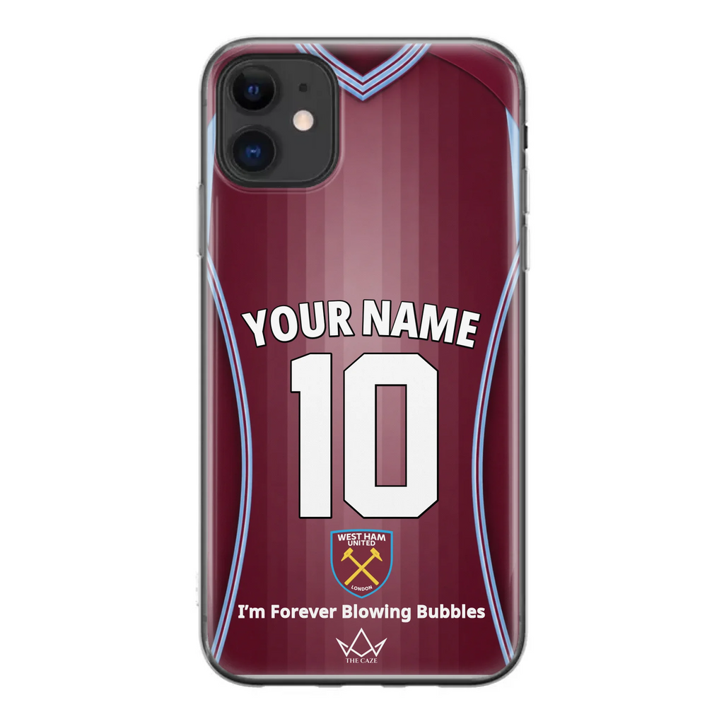 Coque iPhone personnalisée Football West Ham United