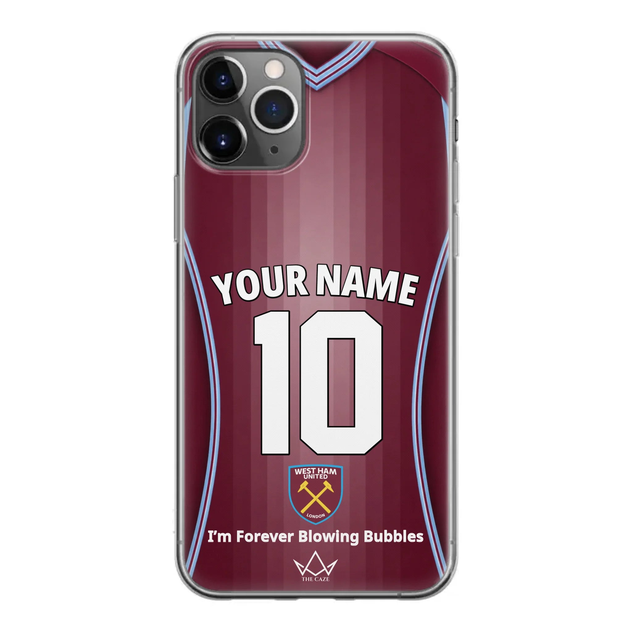 Coque iPhone personnalisée Football West Ham United