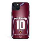 Coque iPhone personnalisée Football West Ham United