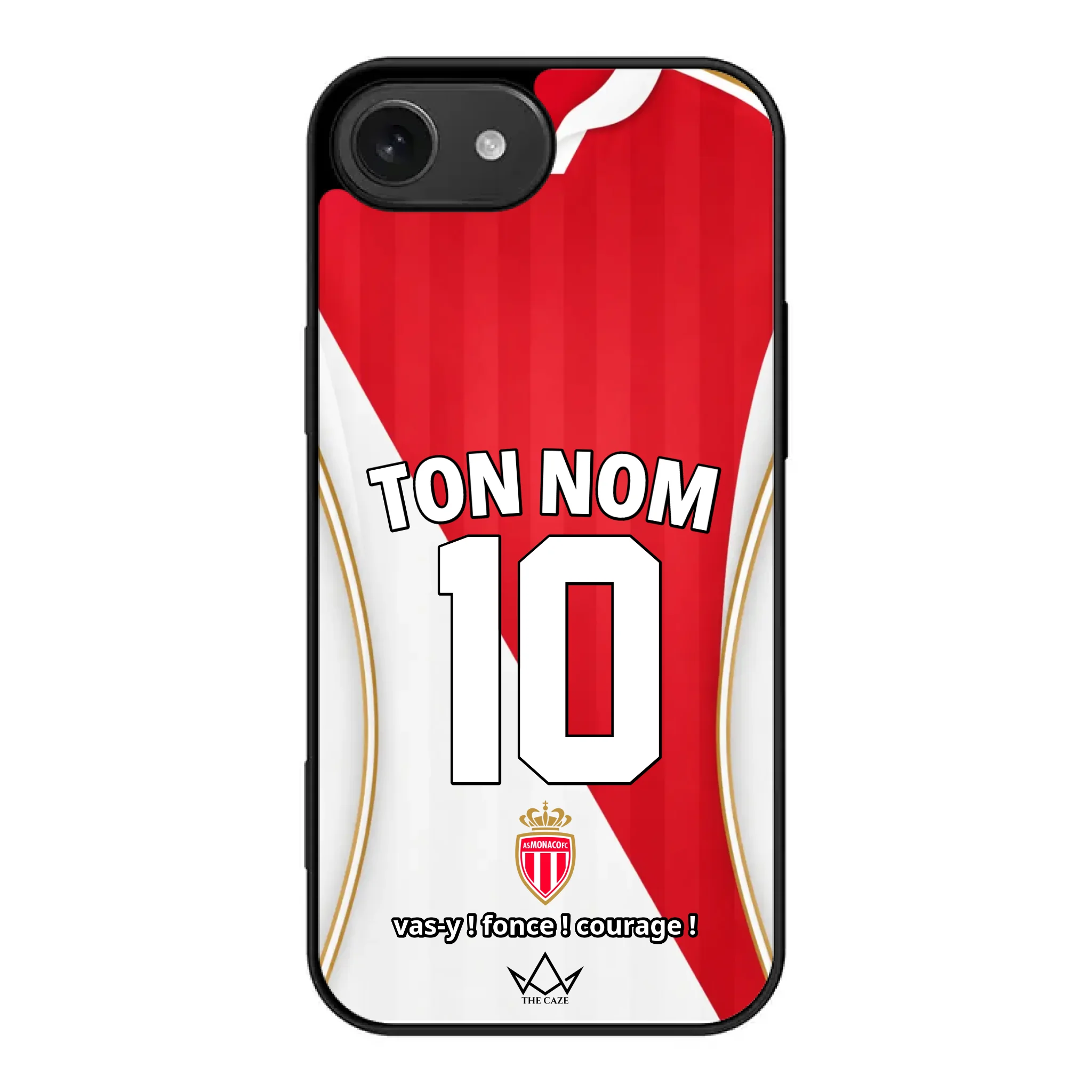 AS Monaco Football Custom iPhone Case