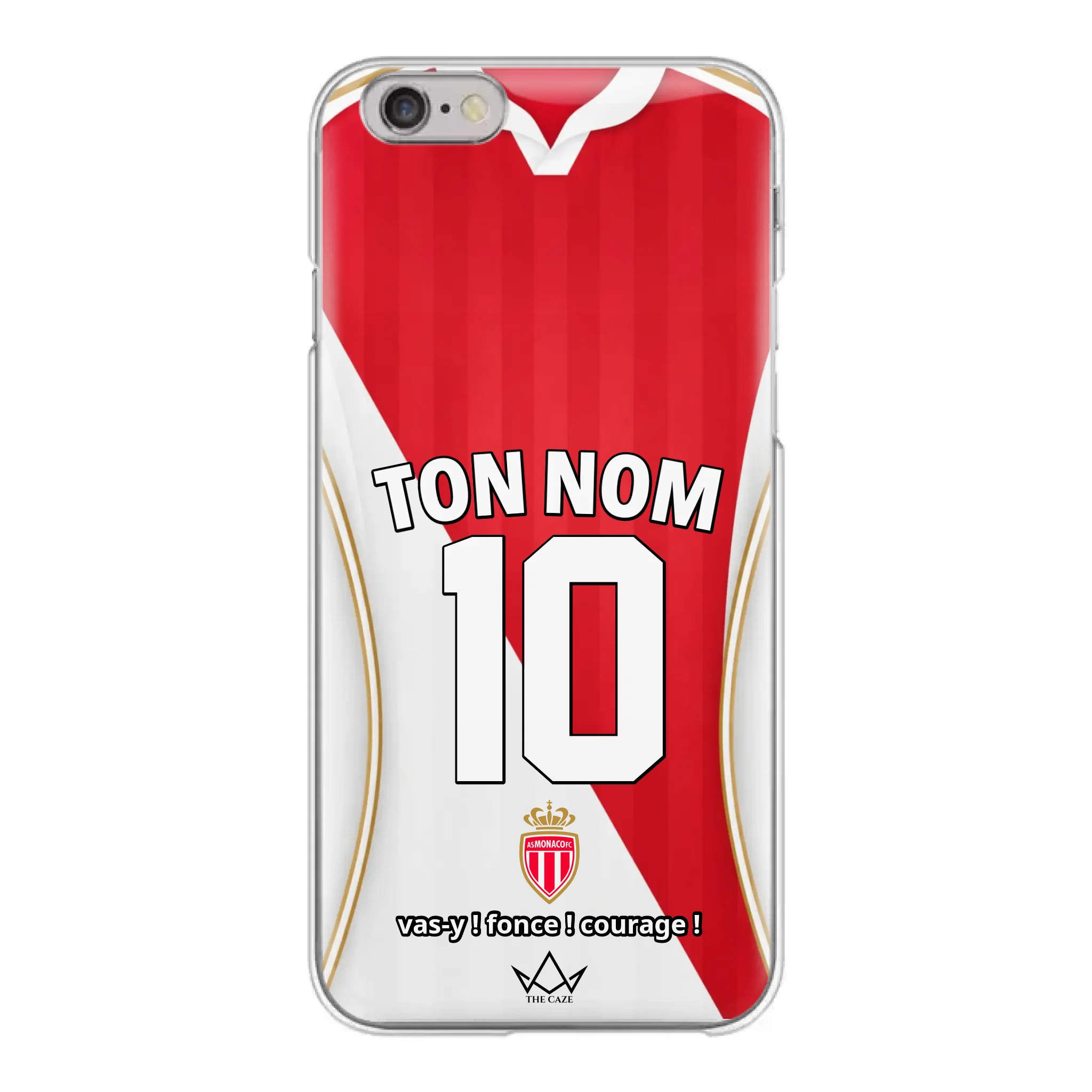 AS Monaco Football Custom iPhone Case