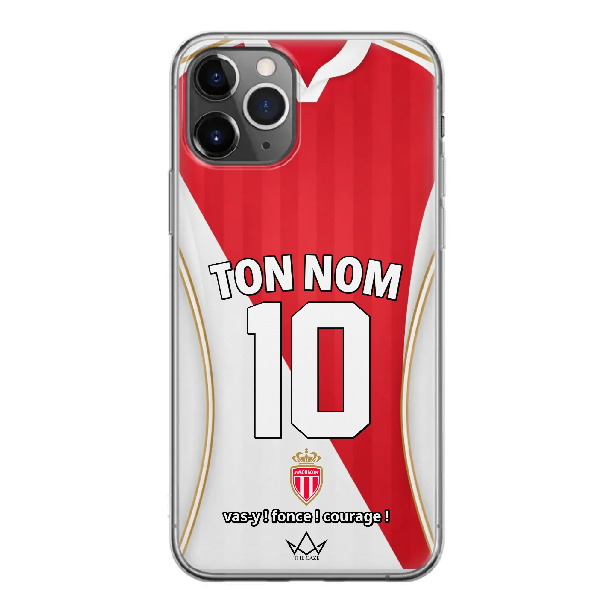AS Monaco Football Custom iPhone Case