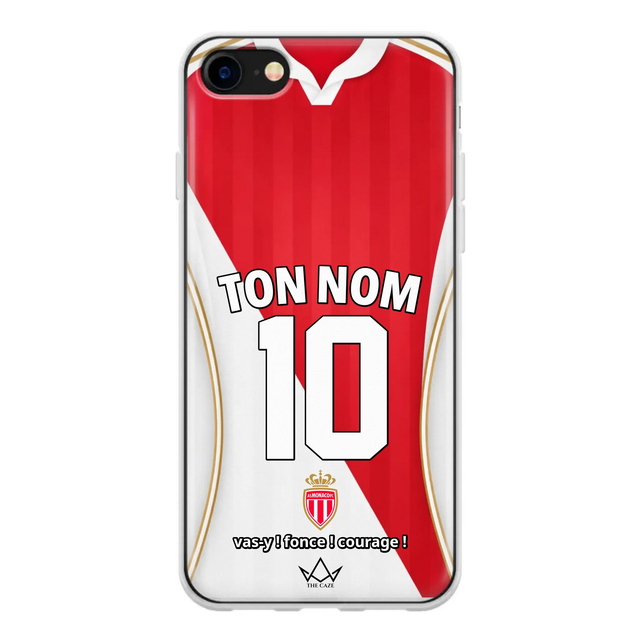 AS Monaco Football Custom iPhone Case