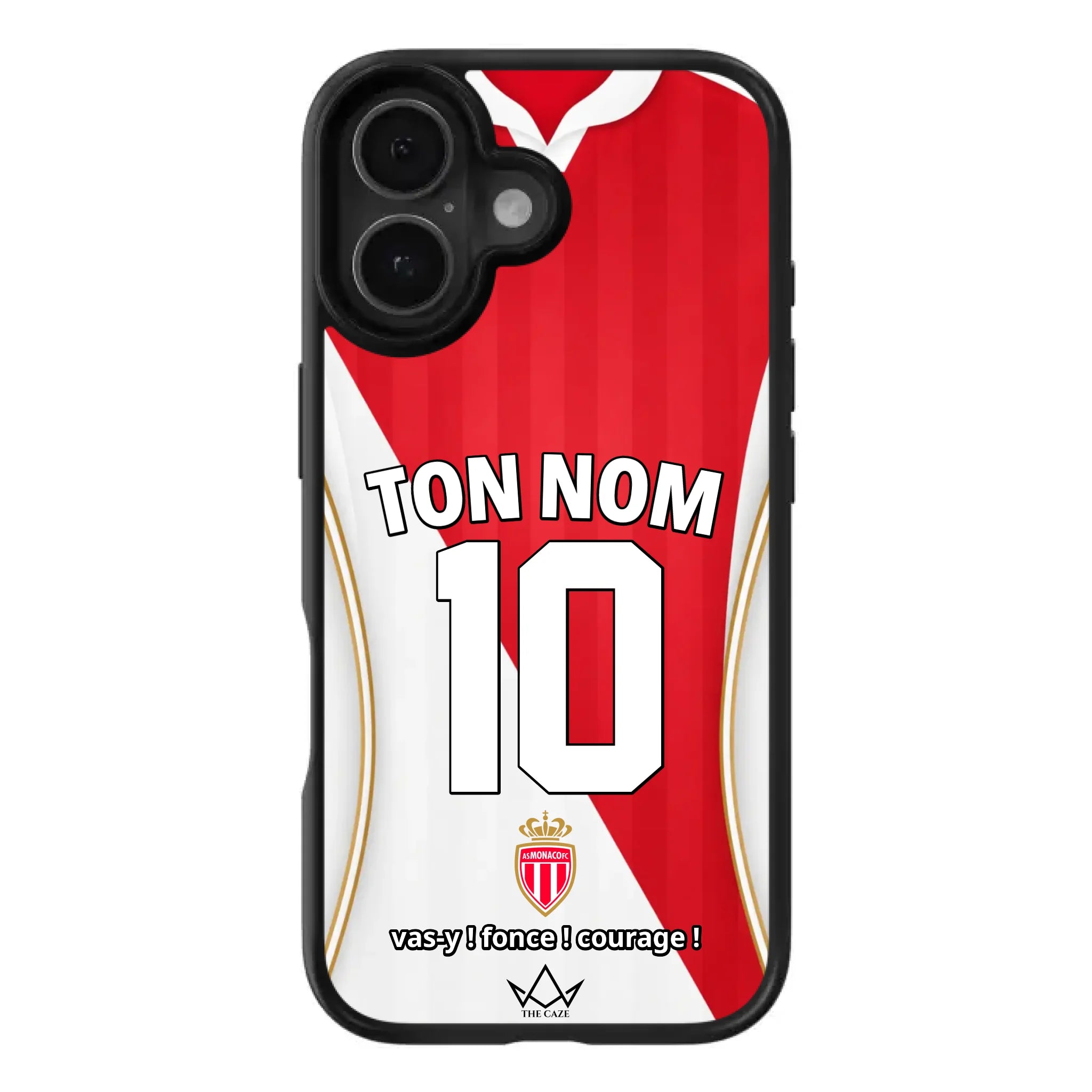 AS Monaco Football Custom iPhone Case