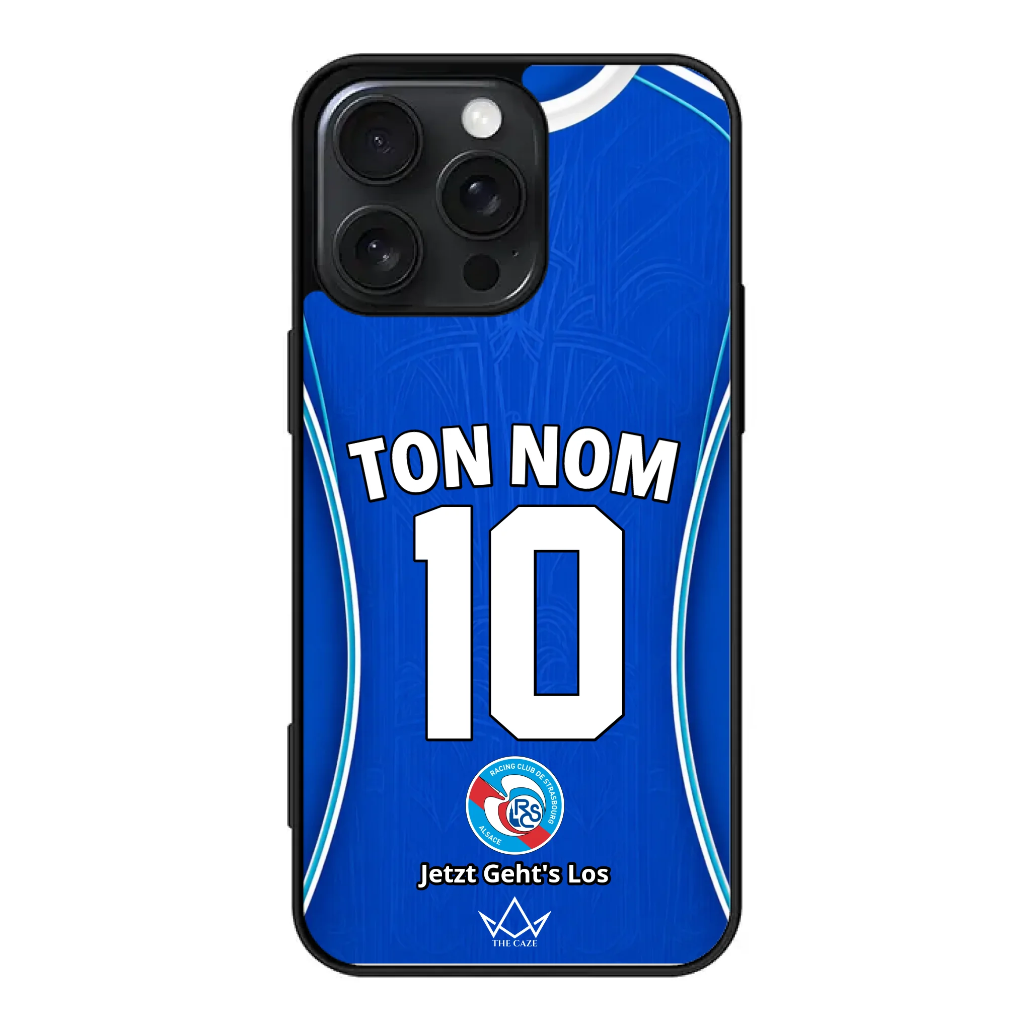 RC Strasbourg Football Custom iPhone Case