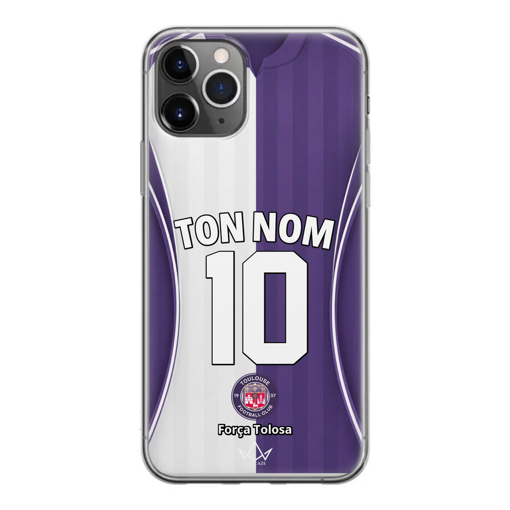 Funda de iPhone Personalizada Toulouse Football