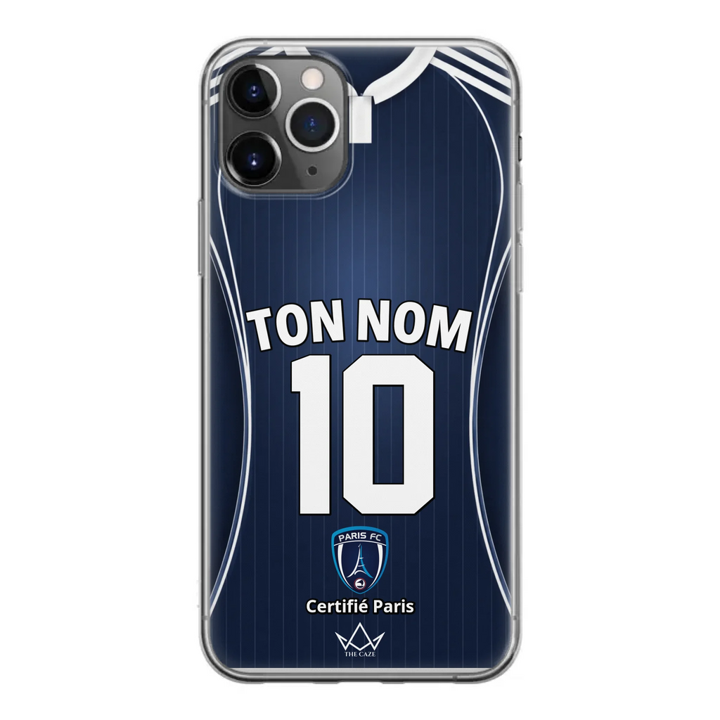 Paris FC Football Custom iPhone Case