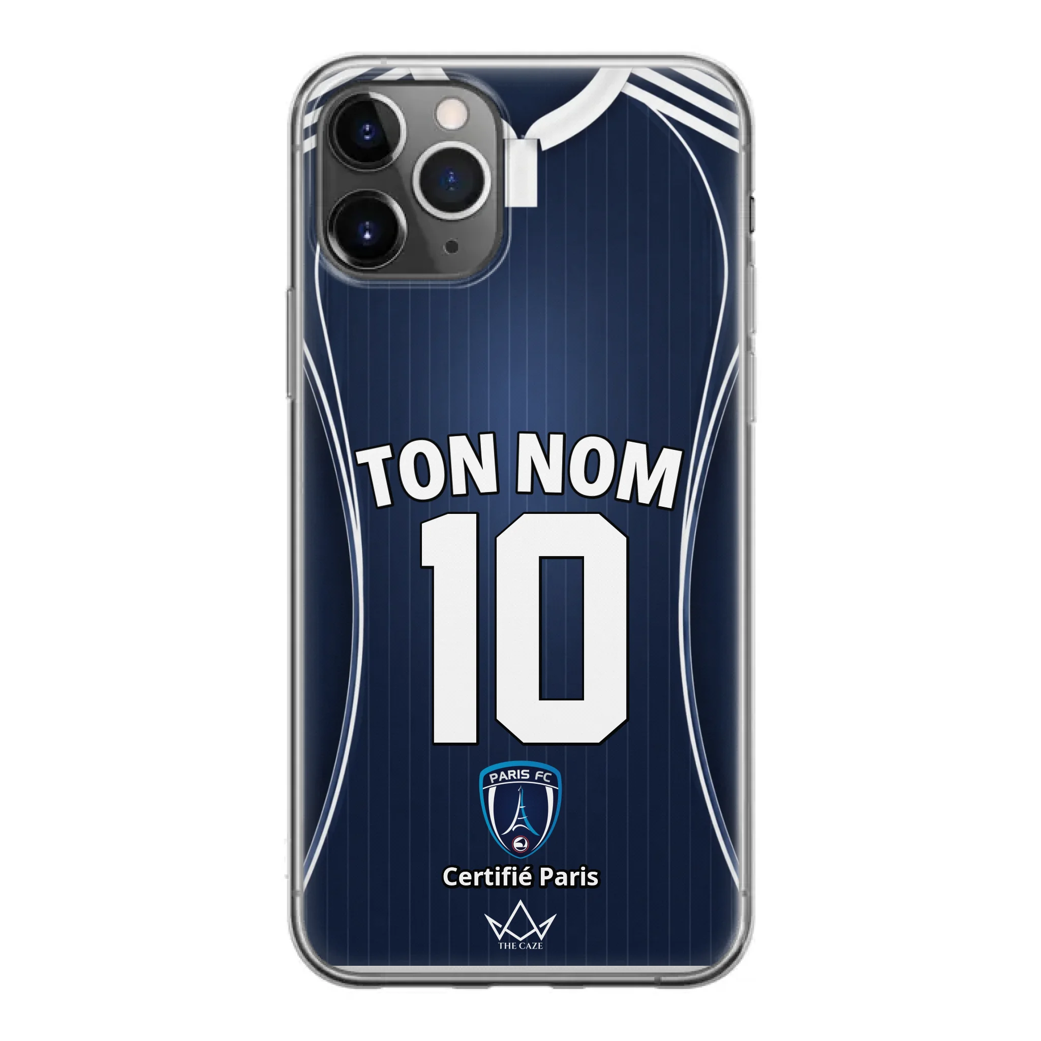 Paris FC Football Custom iPhone Case