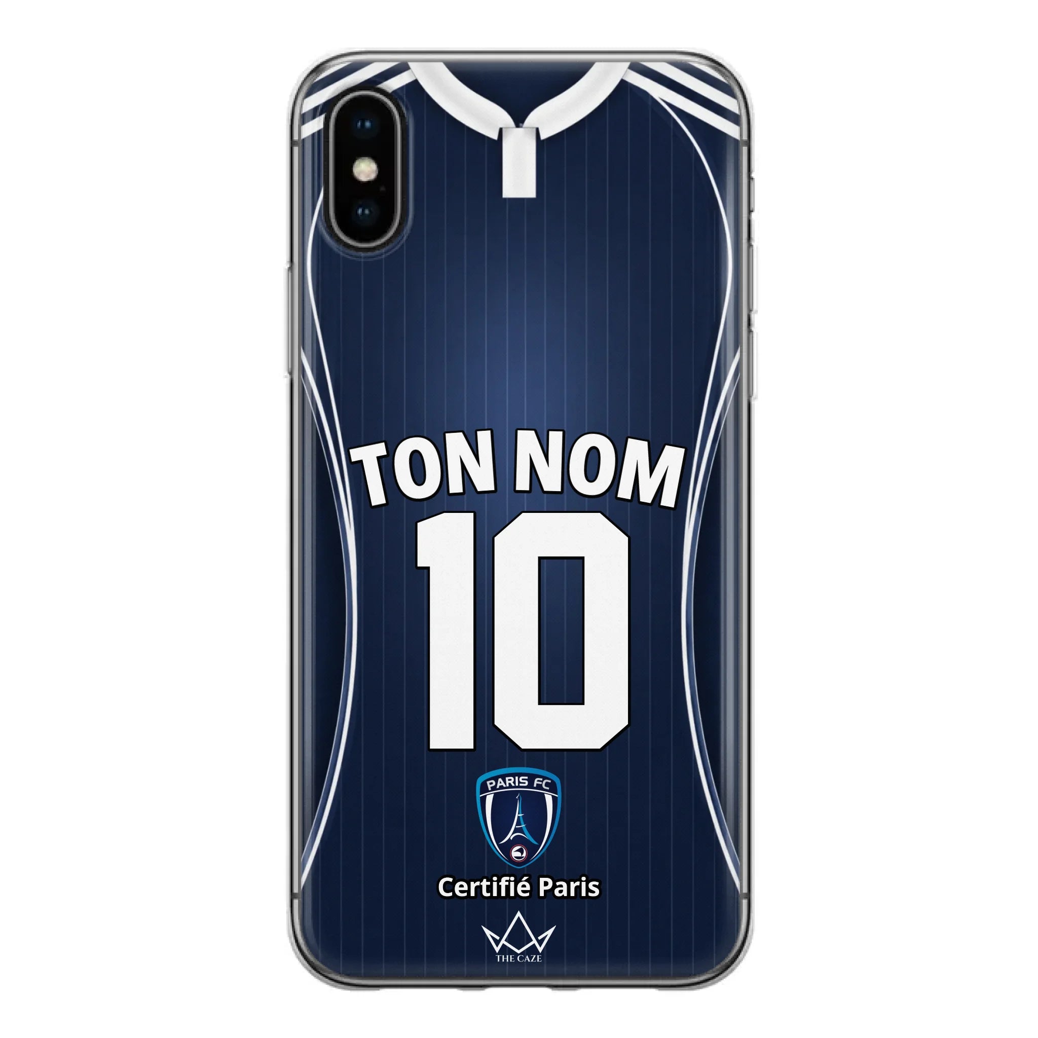 Paris FC Football Custom iPhone Case