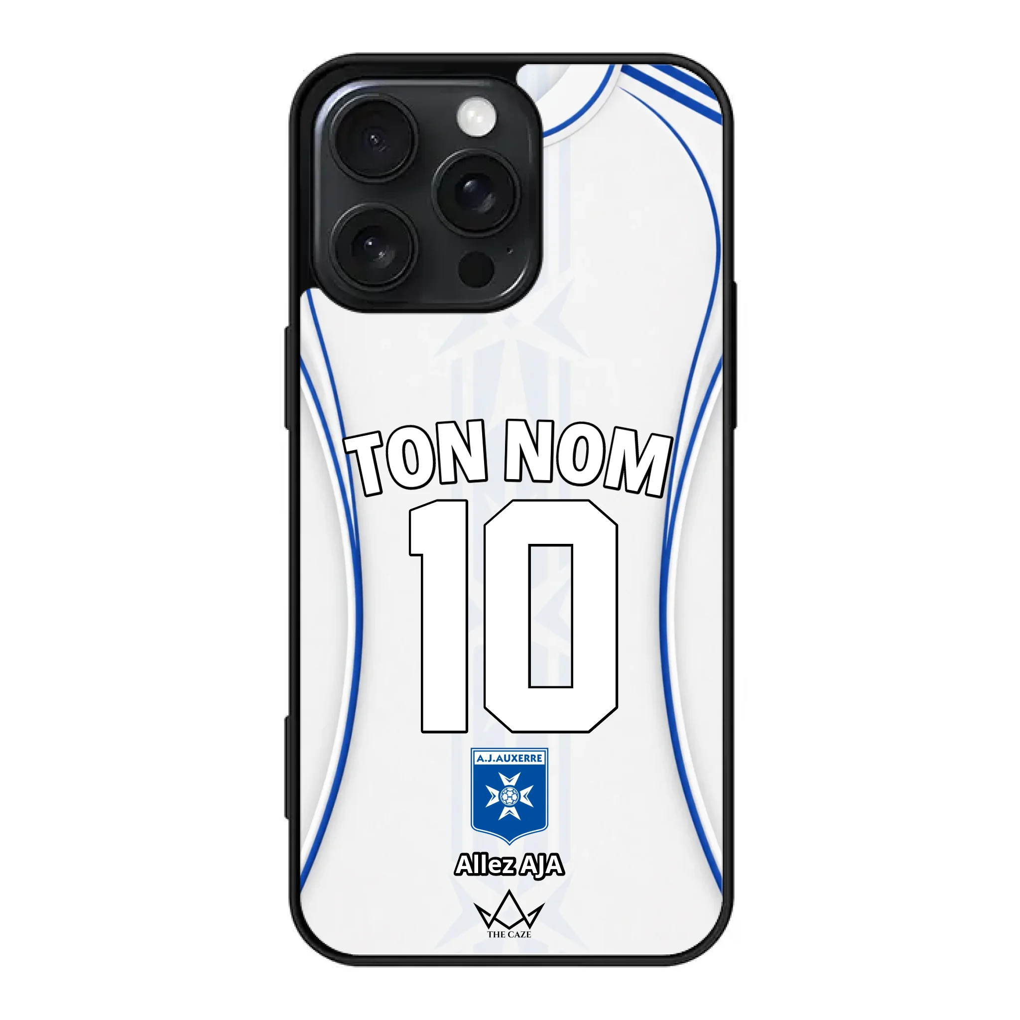 Coque iPhone personnalisée AJ Auxerre Football