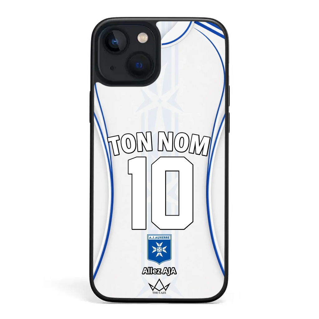Coque iPhone personnalisée AJ Auxerre Football