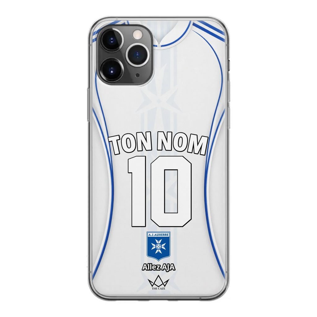 Coque iPhone personnalisée AJ Auxerre Football