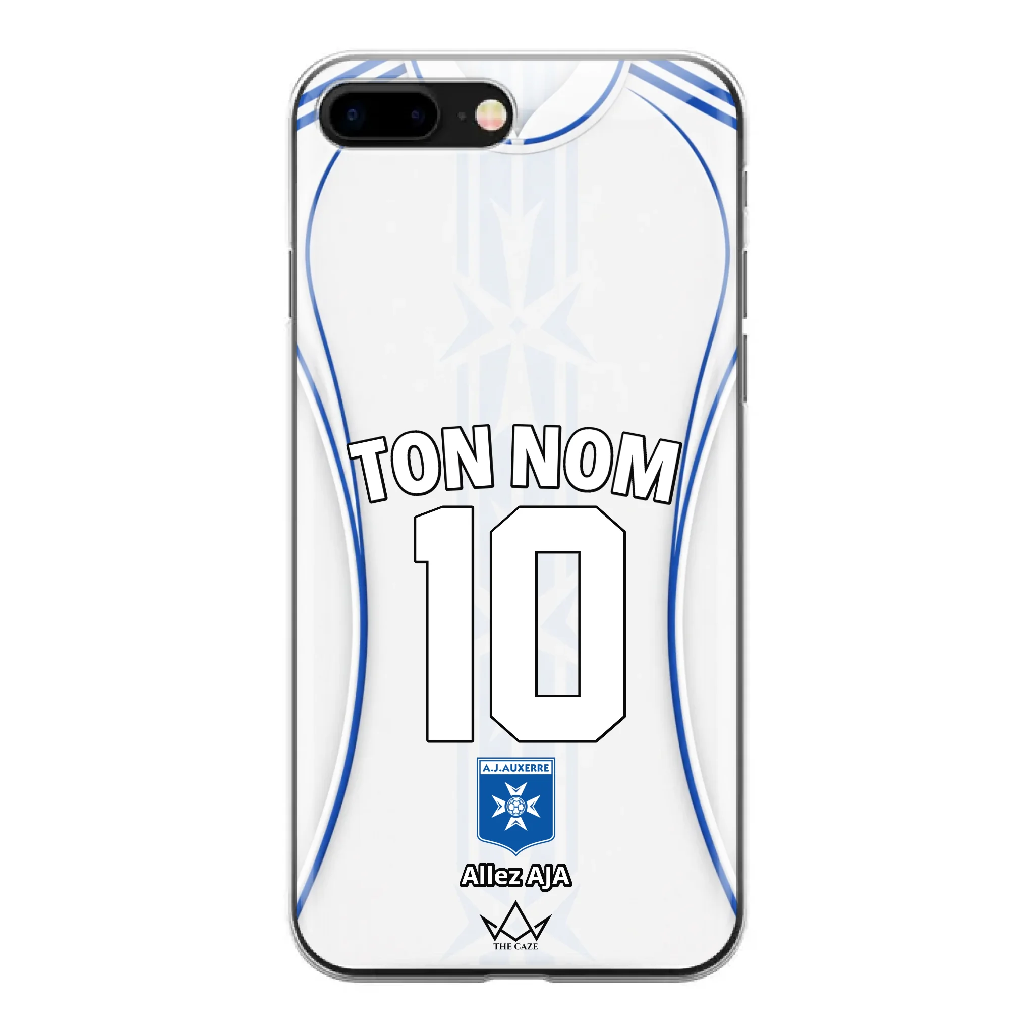 Coque iPhone personnalisée AJ Auxerre Football