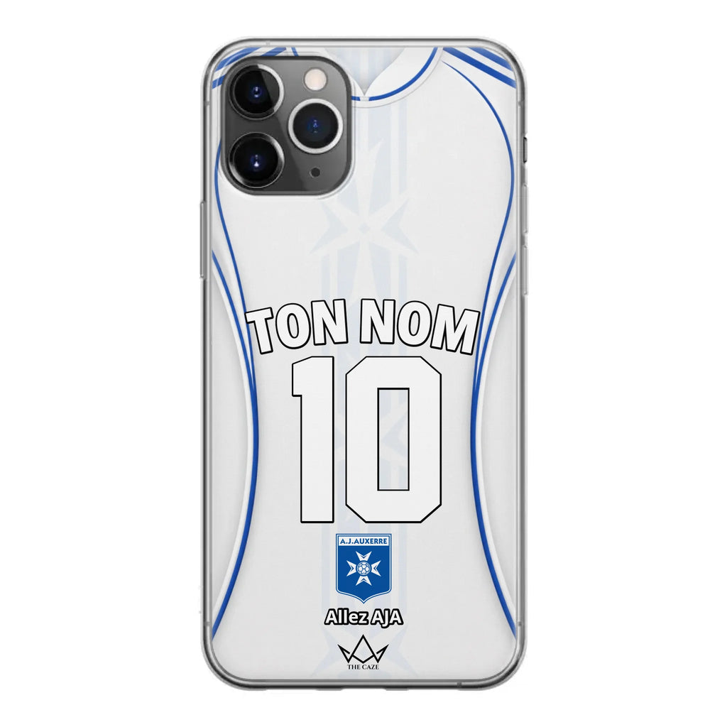 Coque iPhone personnalisée AJ Auxerre Football