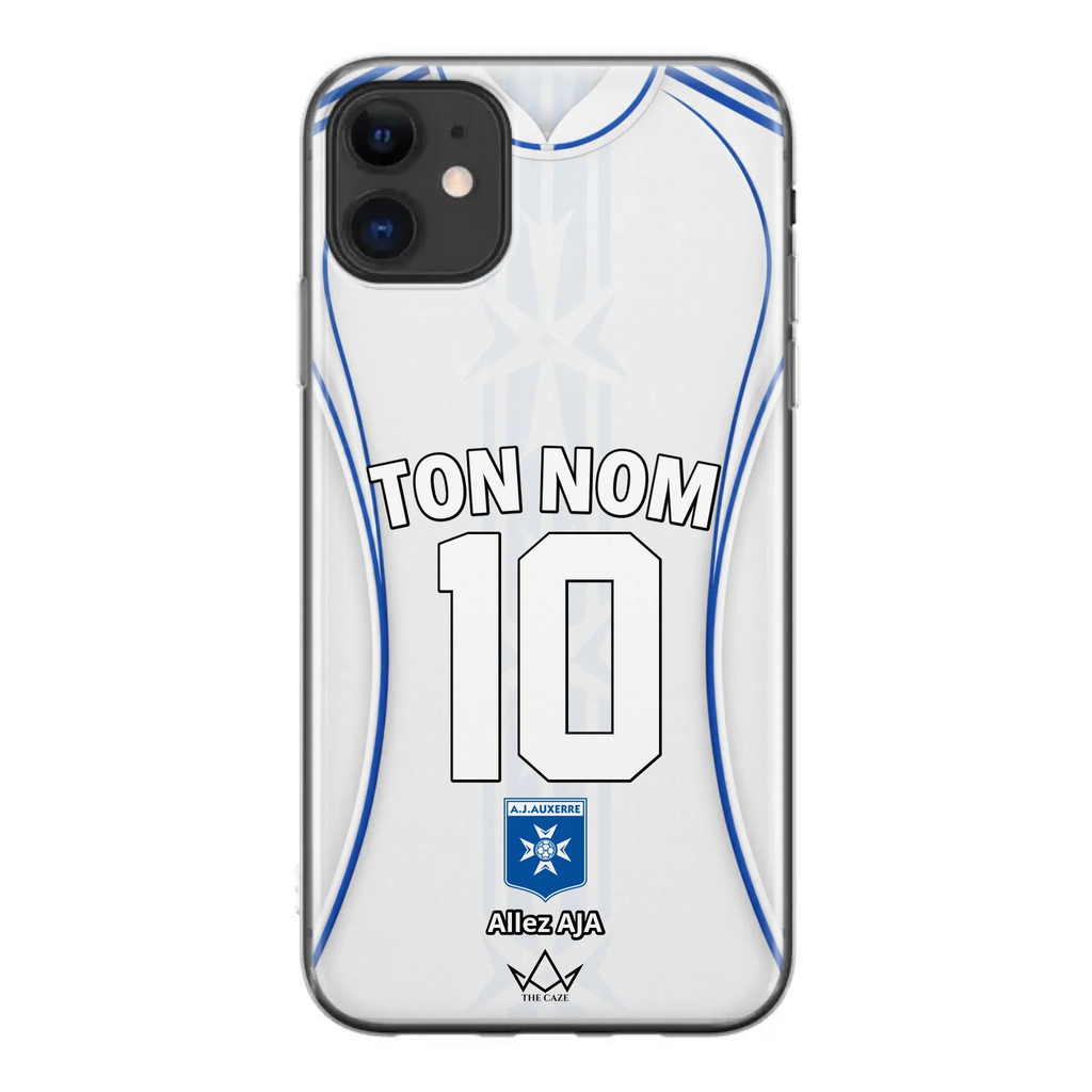 Coque iPhone personnalisée AJ Auxerre Football