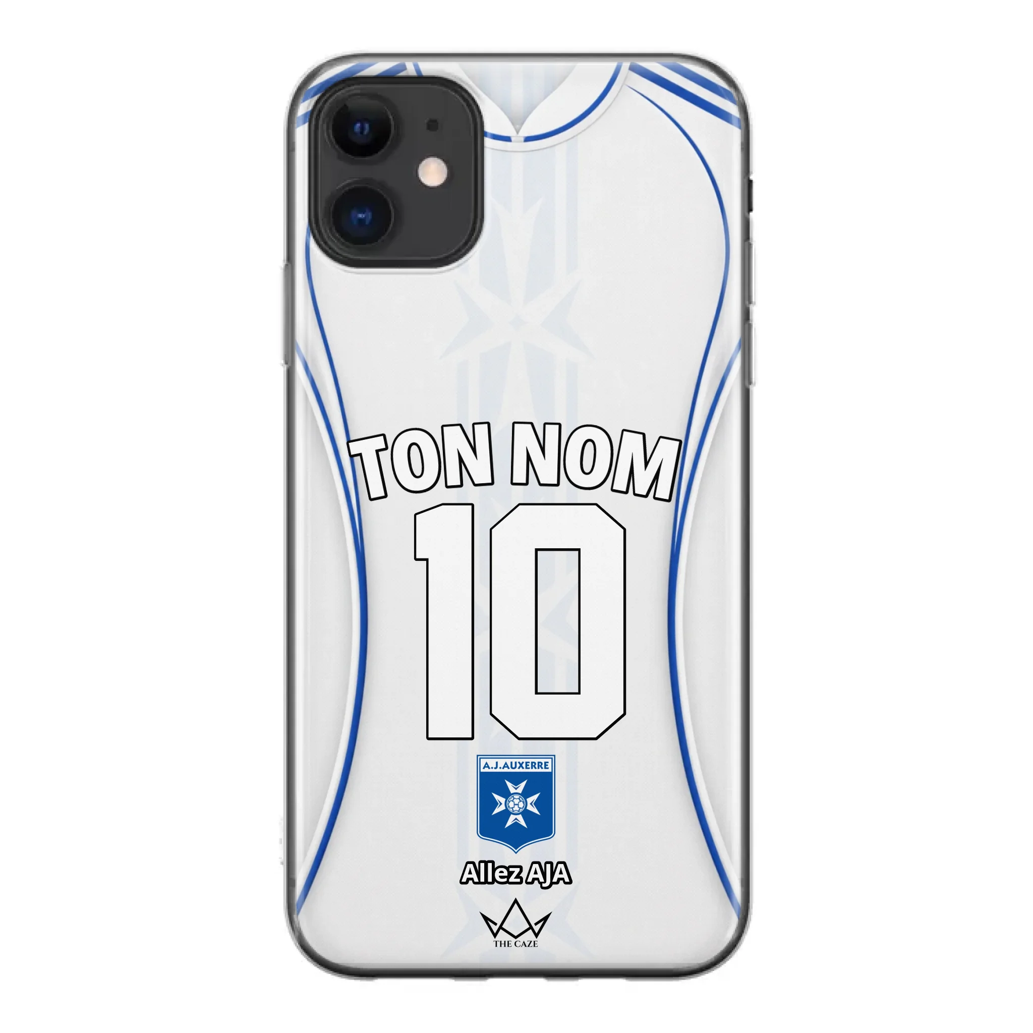 Coque iPhone personnalisée AJ Auxerre Football