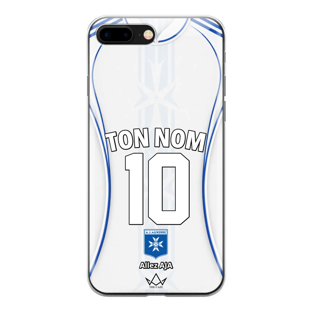Coque iPhone personnalisée AJ Auxerre Football