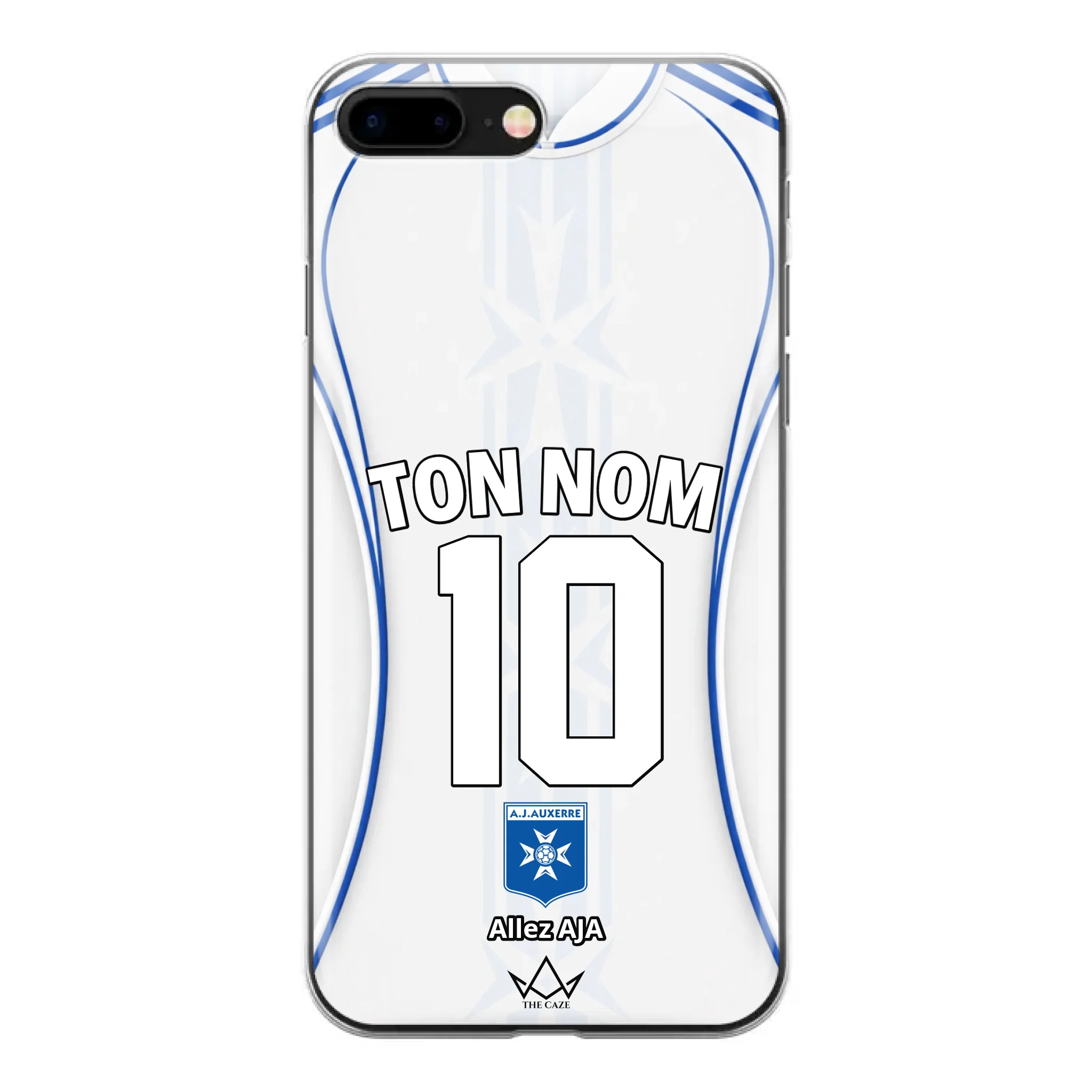 Coque iPhone personnalisée AJ Auxerre Football