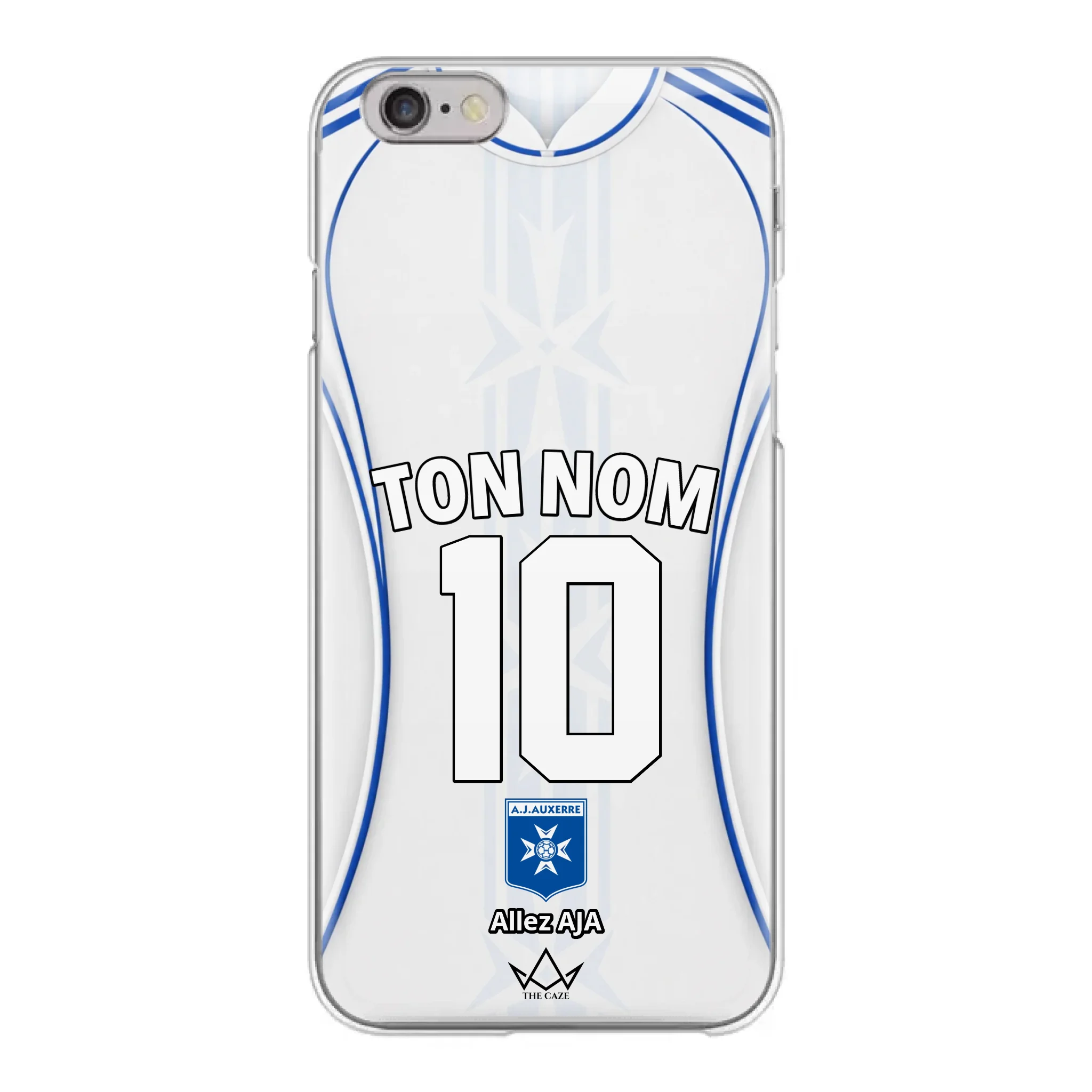 Coque iPhone personnalisée AJ Auxerre Football