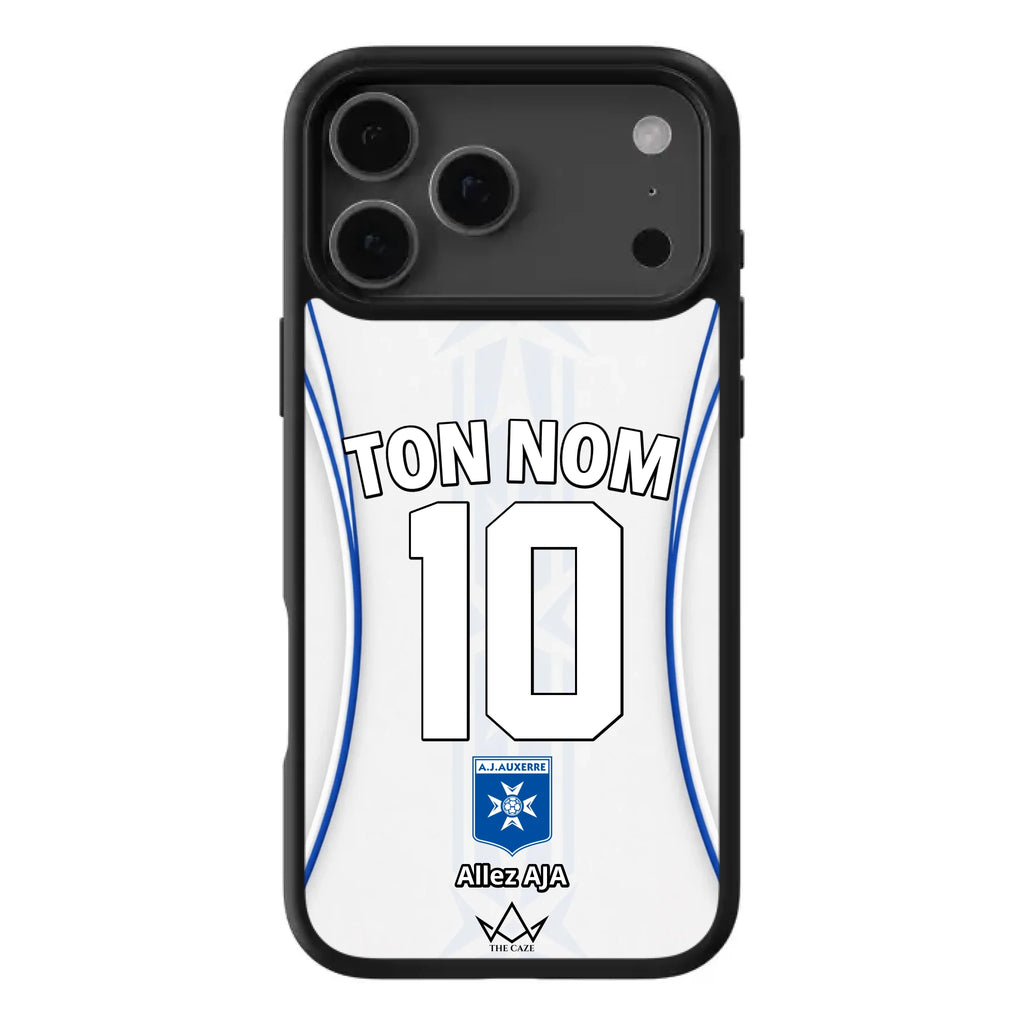Coque iPhone personnalisée AJ Auxerre Football