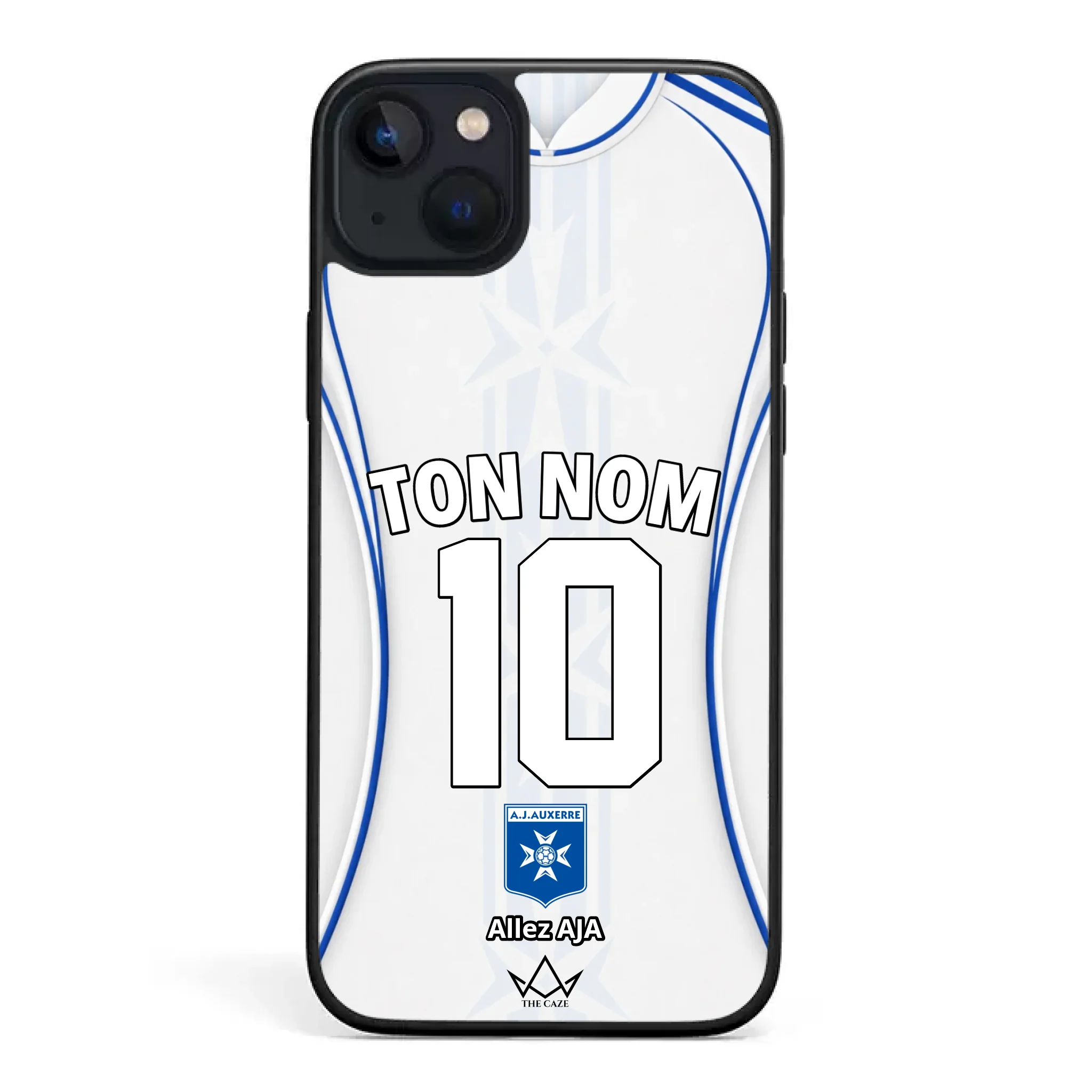 Coque iPhone personnalisée AJ Auxerre Football