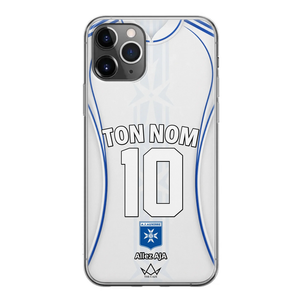 Coque iPhone personnalisée AJ Auxerre Football