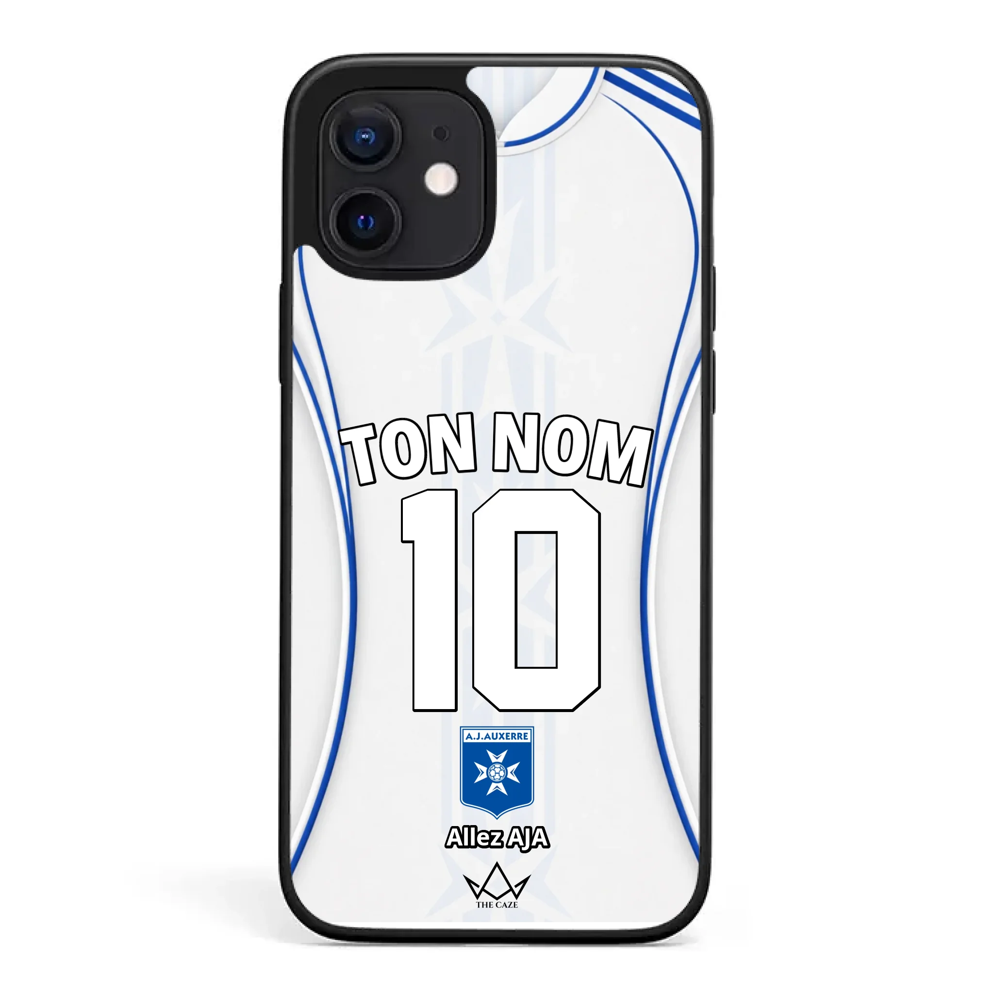 Coque iPhone personnalisée AJ Auxerre Football