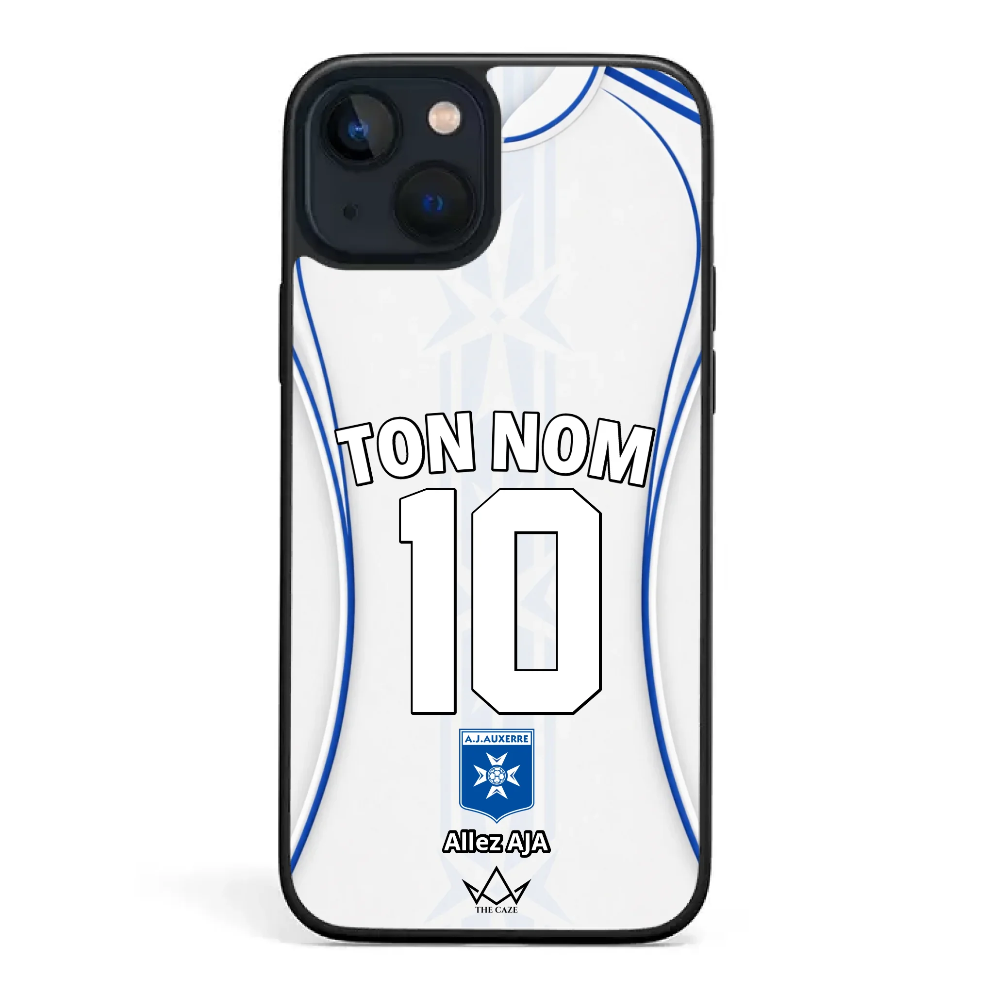 Coque iPhone personnalisée AJ Auxerre Football