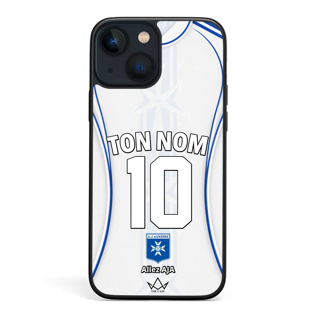 Coque iPhone personnalisée AJ Auxerre Football