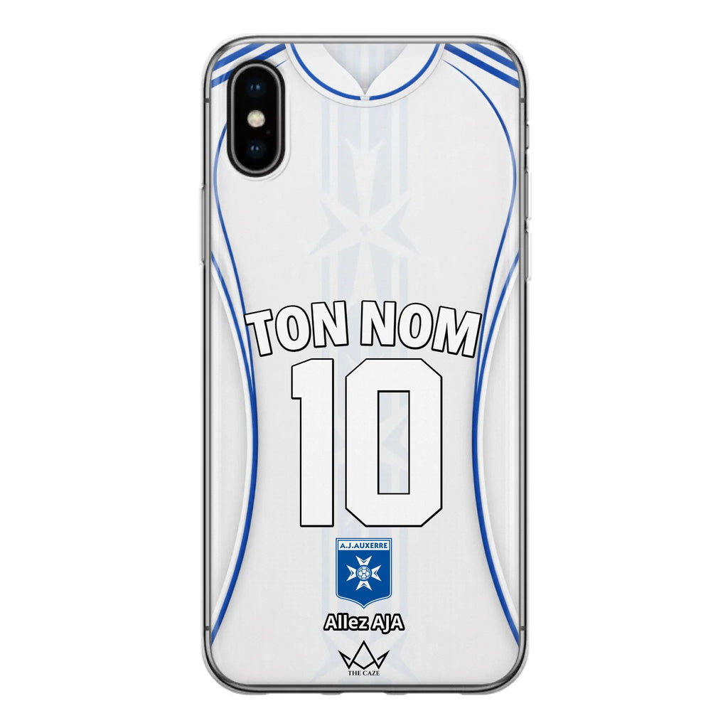 Coque iPhone personnalisée AJ Auxerre Football