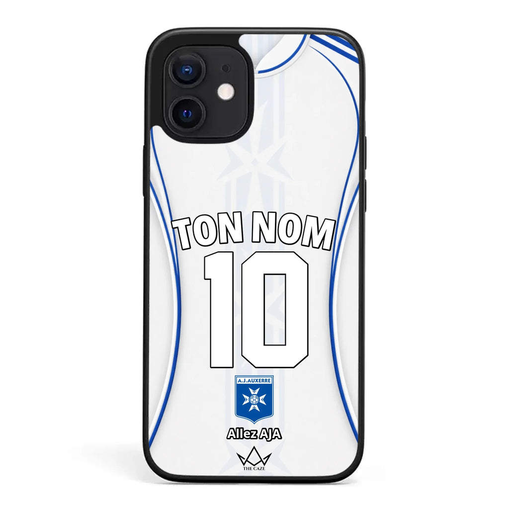 Coque iPhone personnalisée AJ Auxerre Football
