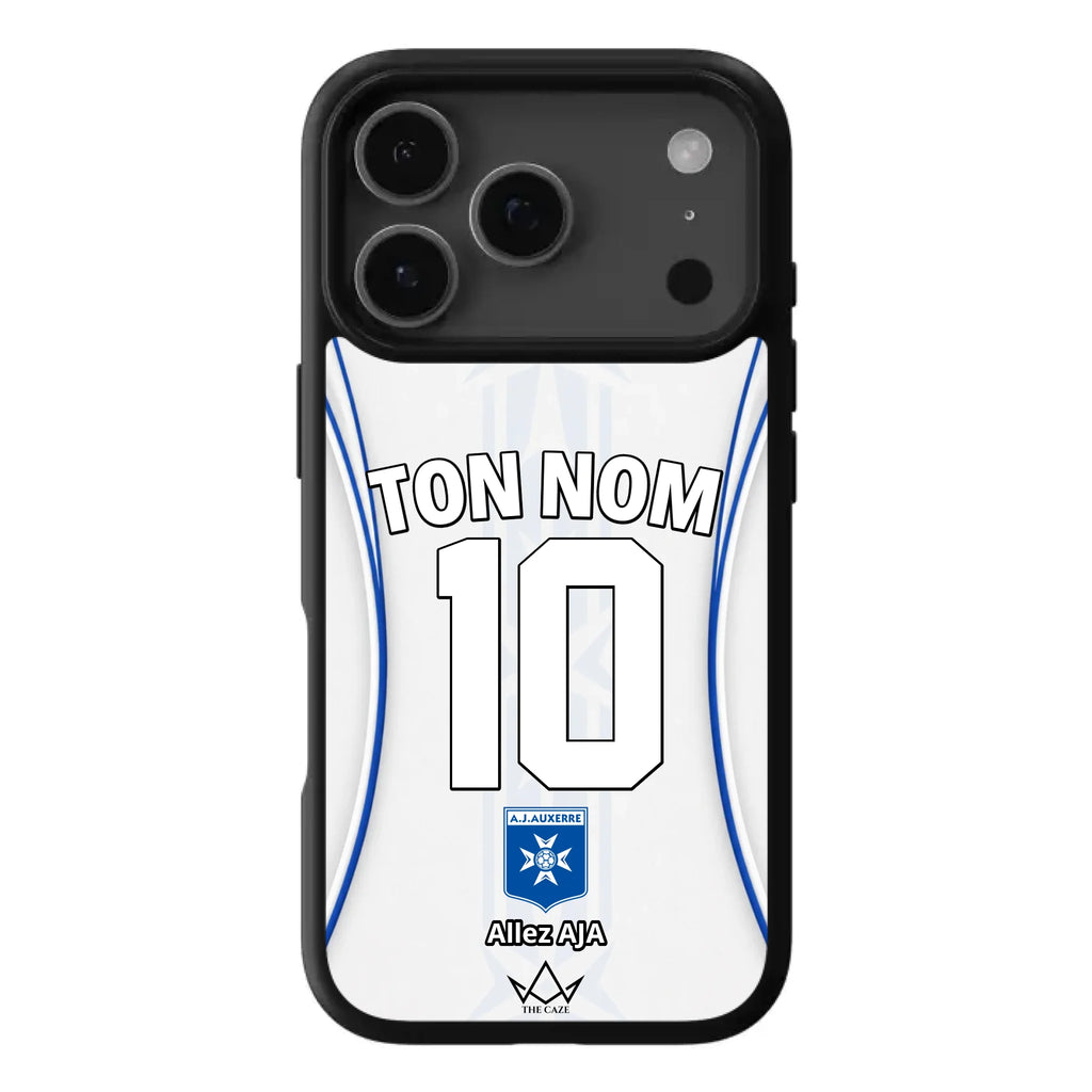Coque iPhone personnalisée AJ Auxerre Football