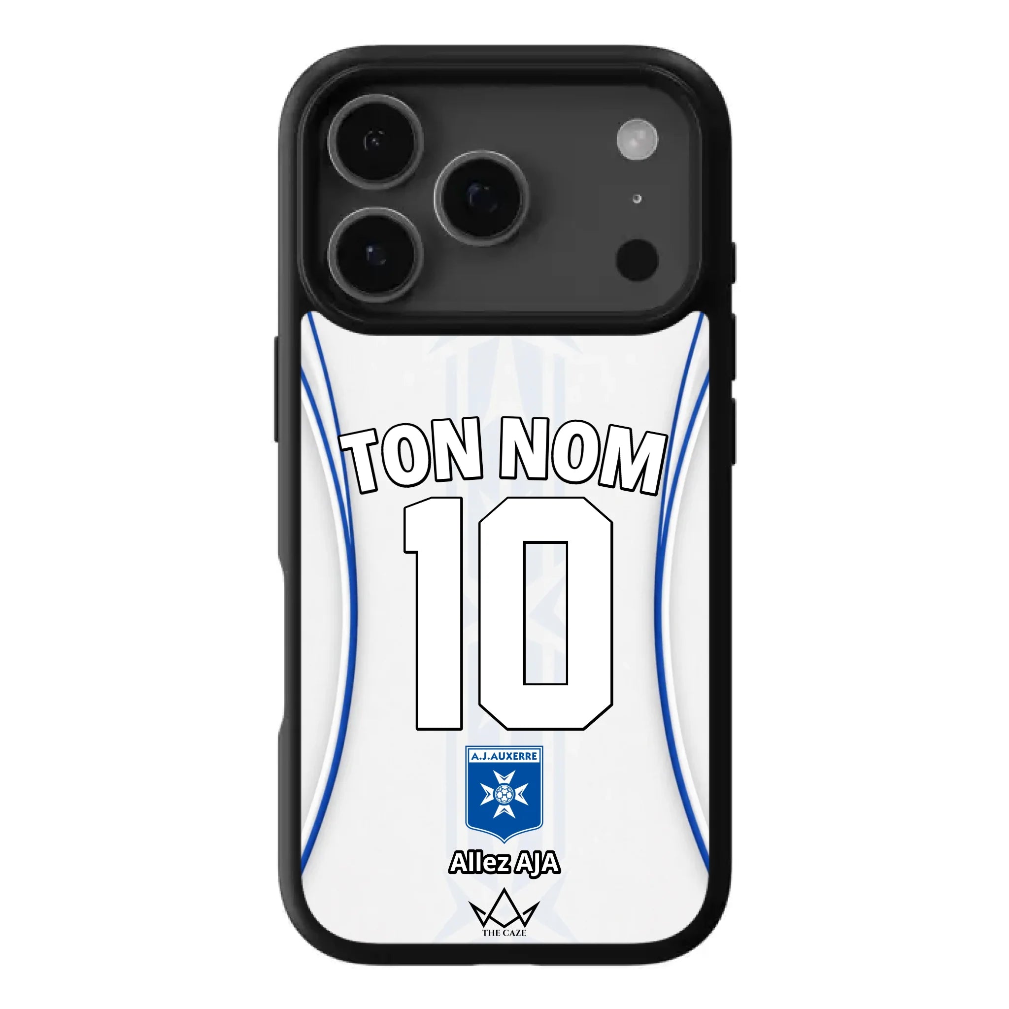 Coque iPhone personnalisée AJ Auxerre Football