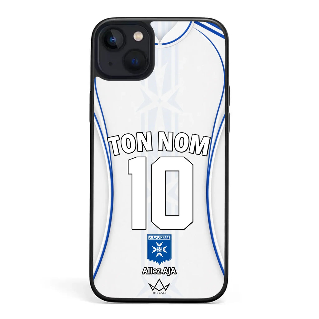 Coque iPhone personnalisée AJ Auxerre Football