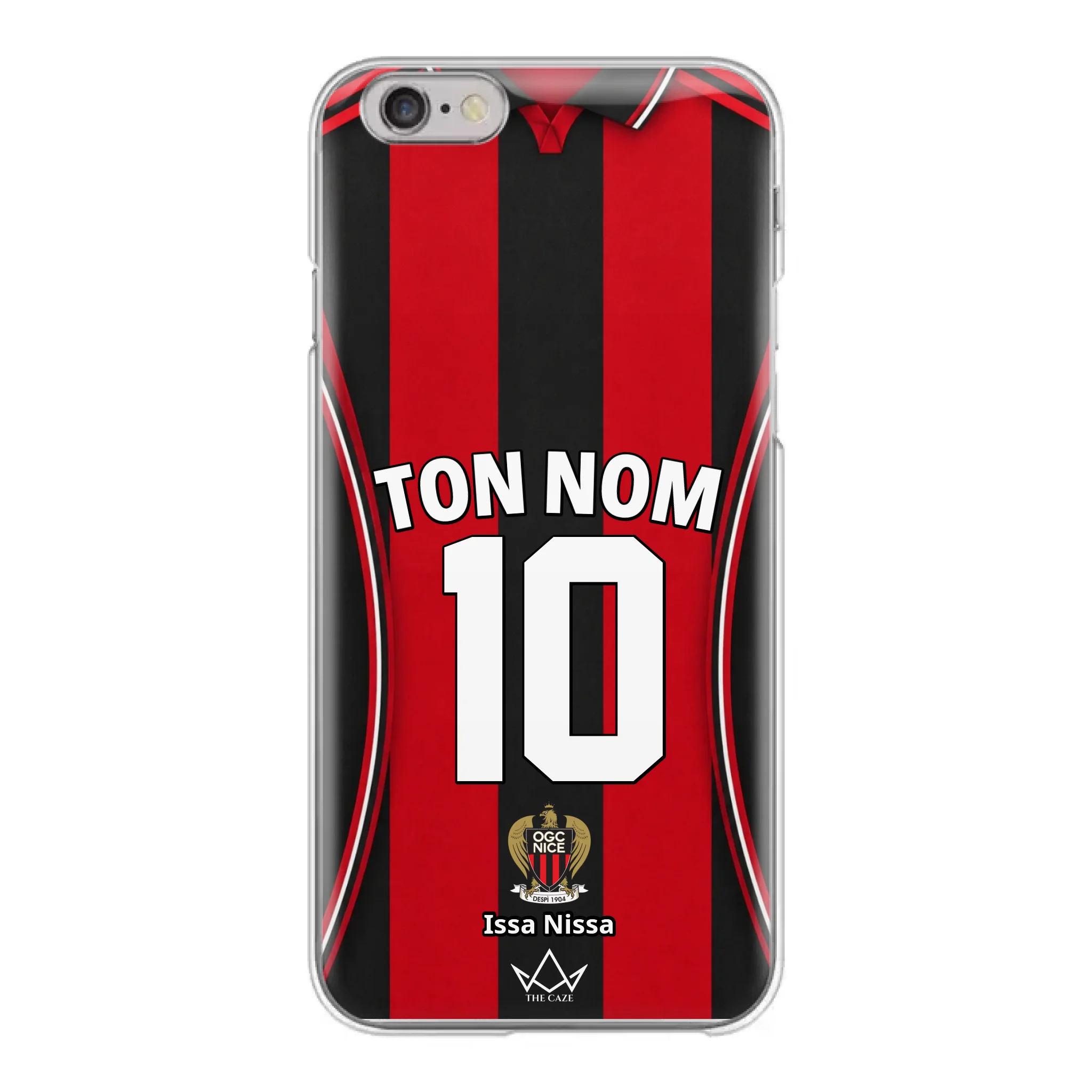 OGC Nice Football Custom iPhone Case